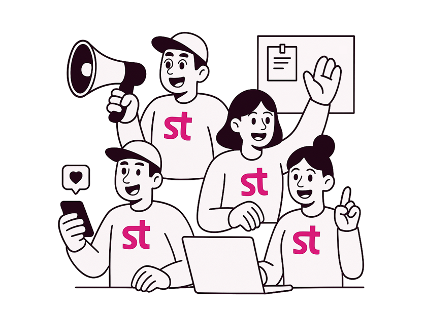 Stride Ambassador Program - Community members collaborating in the Cosmos DeFi ecosystem